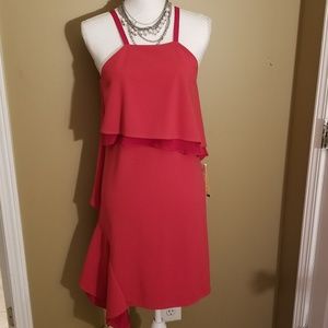 NWT Red Hi Low Tahari Ssmple Dress